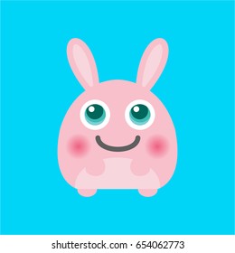 Smiley. Vector happy face