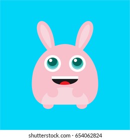 Smiley. Vector happy face