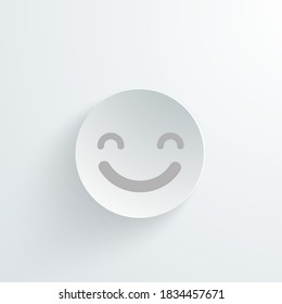 Smiley. Vector happy face. Vecter logo.
