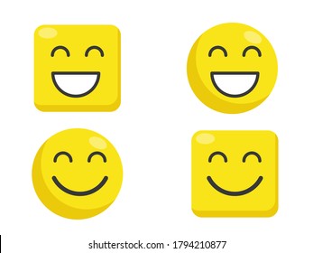 Smiley. Vector happy face. world smile day