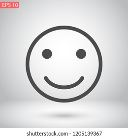 smiley vector icon 10 eps