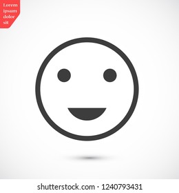 smiley vector icon 10 eps