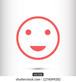 smiley vector icon 10 eps