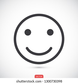 smiley vector icon 10 eps