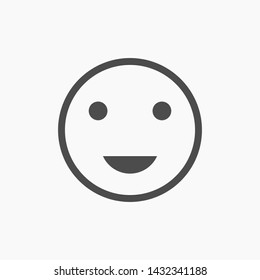 smiley vector icon 10 eps , Lorem ipsum Flat design