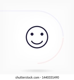 smiley vector icon 10 eps , Lorem ipsum Flat design
