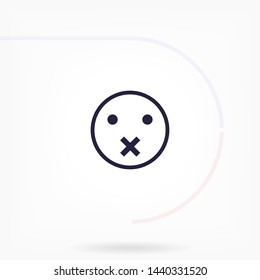 smiley vector icon 10 eps , Lorem ipsum Flat design
