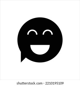 Smiley vector icon symbol design