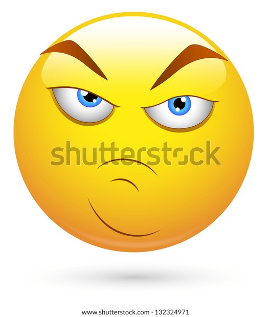 Smiley Vector Illustration Attitude Face Stock Vector (Royalty Free ...