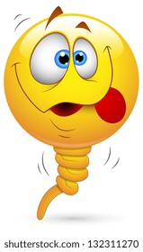 Smiley Vector Illustration - Balloon Face