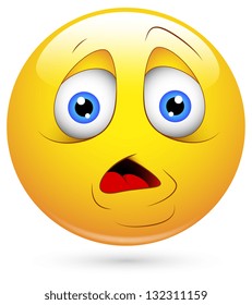 Smiley Vector Illustration - Puzzled Face