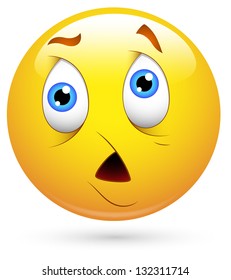 Smiley Vector Illustration - Sad Face