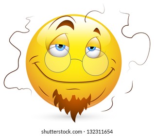 Smiley Vector Illustration - Stinky Face