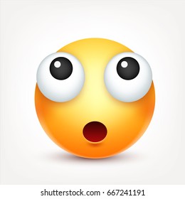Smiley,emoticon set. Yellow face with emotions. Facial expression. 3d realistic emoji. Sad,happy,angry faces.Funny cartoon character.Mood. Web icon. Vector illustration.