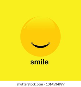 Smileys emoticons icon, Smile emotion vector template