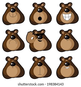 Smileys with the muzzle of a bear