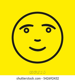 smilies, icon, vector illustration eps10