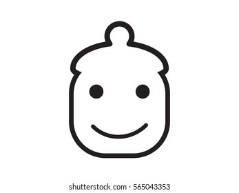 smilies, icon, vector illustration eps10