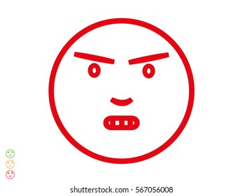 smilies, icon, vector illustration eps10