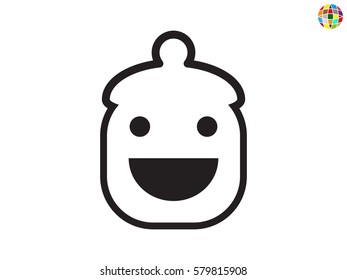 smilies, icon, vector illustration eps10