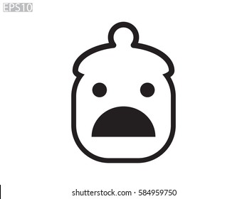 smilies, icon, vector illustration eps10
