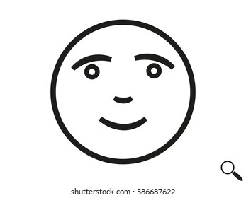 smilies, icon, vector illustration eps10
