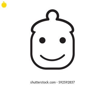 smilies, icon, vector illustration eps10
