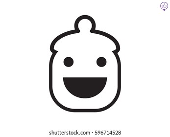 smilies, icon, vector illustration eps10
