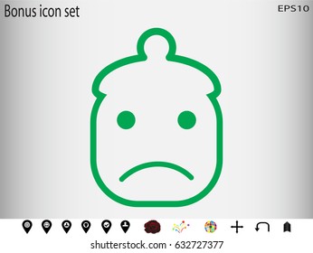 smilies, icon, vector illustration eps10