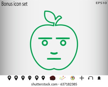 smilies, icon, vector illustration eps10