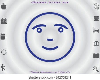 smilies, icon, vector illustration eps10