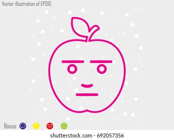 smilies  icon, vector illustration eps10