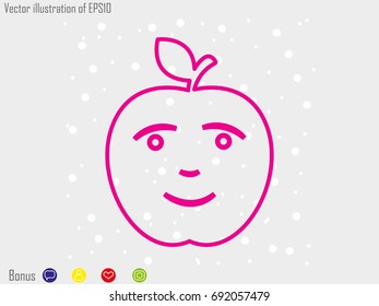 smilies  icon, vector illustration eps10