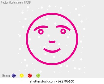 smilies, icon, vector illustration eps10