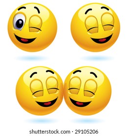 3,844 Eye winking smiley Images, Stock Photos & Vectors | Shutterstock