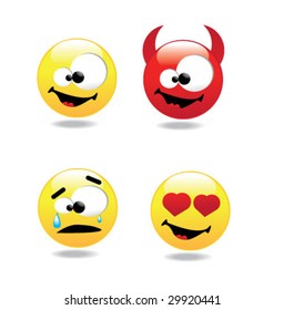 Smiling balls
