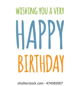 smiling birthday cardboard with writing holiday script and decorations vector design component isolated on white laughing holiday star colourful banquet youth vacation ceremonial celebration optimisti