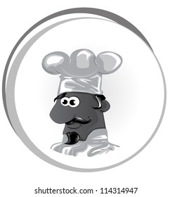 Smiling cartoon Chef