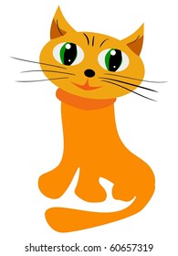 Smiling Cat Stock Vector (Royalty Free) 60657319 | Shutterstock