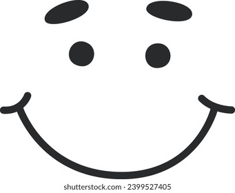 Ilustración de vectores de caras de caracteres sonrientes