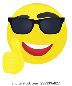 Smiling character isolated. vector illustration