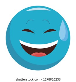 Smiling chat emoticon