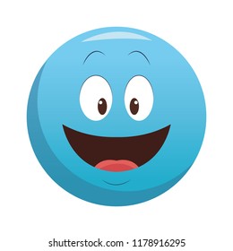 Smiling chat emoticon