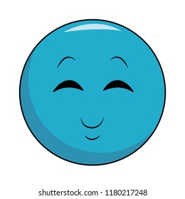 Smiling chat emoticon