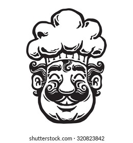 Smiling Chef Cartoon