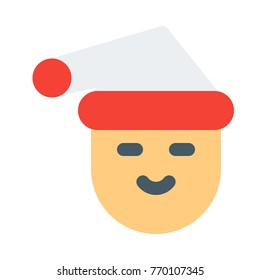 Smiling christmas elf