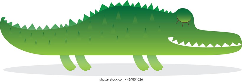 Smiling crocodile