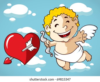 smiling cupid