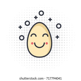 Smiling Egg Icon