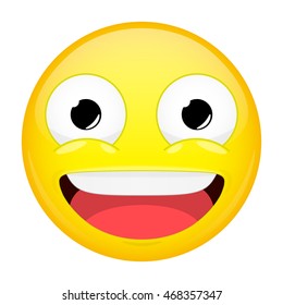 Emoticon Exclamation Marks His Eyes Stock Vector (Royalty Free) 207561187